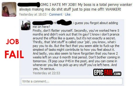Watch: facebook Job Fail