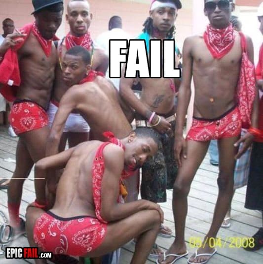 Watch: epic Thug Fail