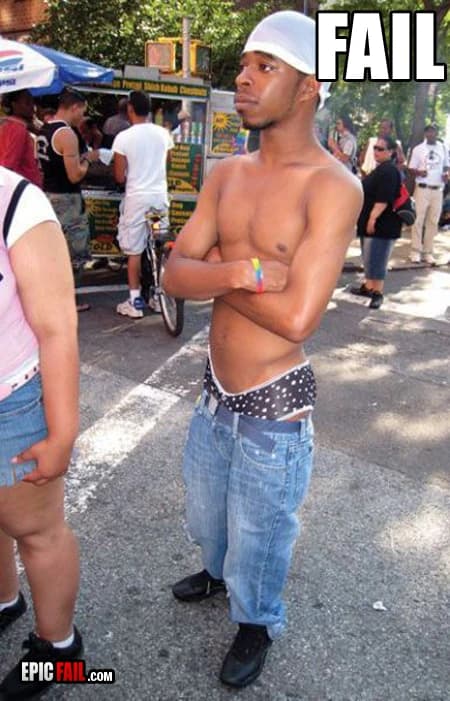 Watch: fashion Fail
