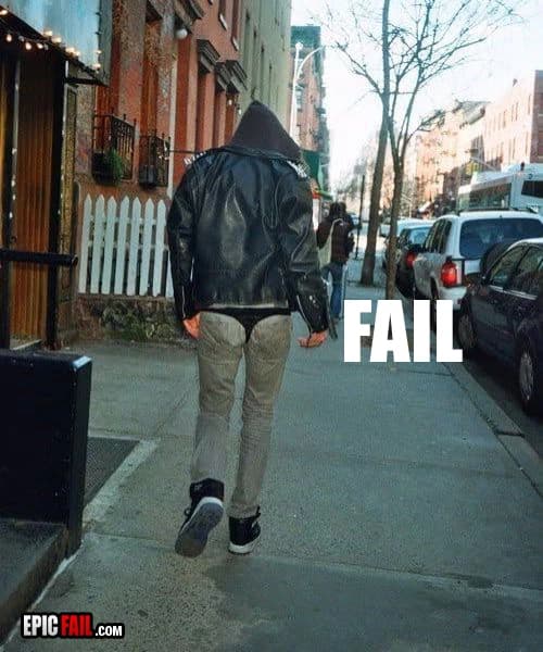 Caught on camera: fashion Fail