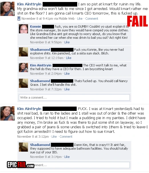 Moment: facebook Fail