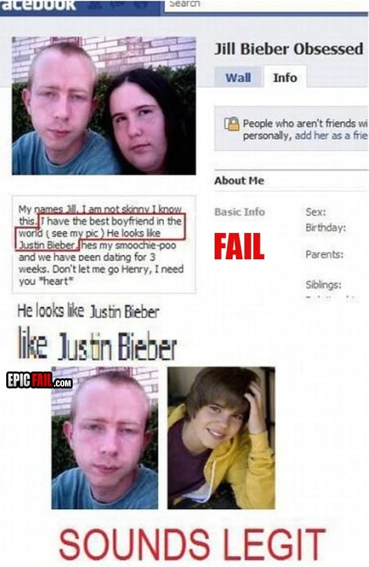 Scene: facebook Fail