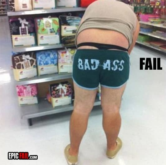 Caught on camera: fashion Fail