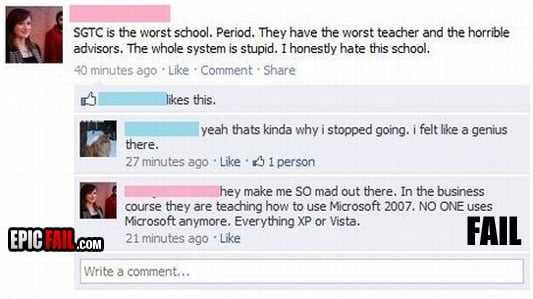 Clip: facebook Fail