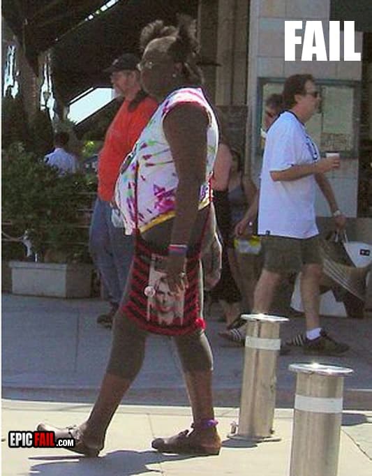 Scene: fashion Fail