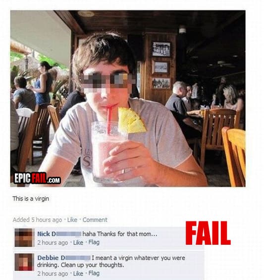 Caught on camera: facebook Fail