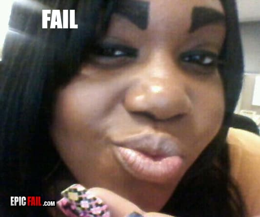 Watch: eyebrows Fail