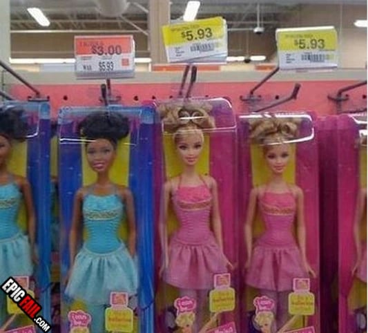 Caught on camera: equality Pricing Fail