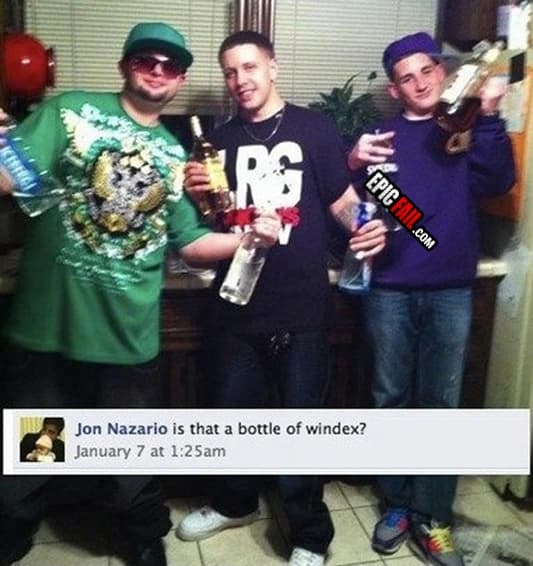 Moment: facebook Showoff Fail