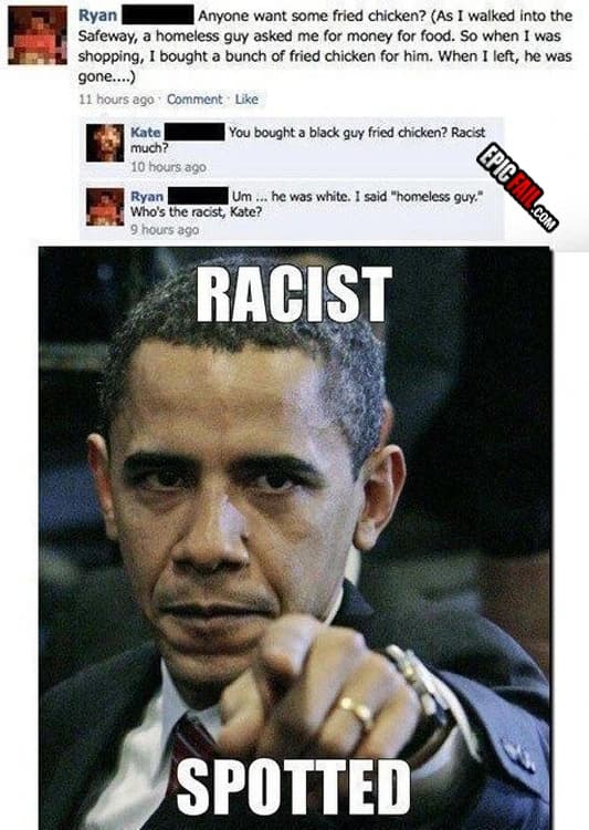 Caught on camera: facebook Comment Fail