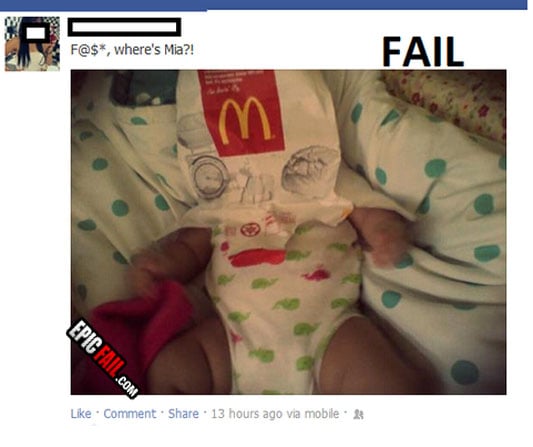 Watch: facebook Parenting Fail