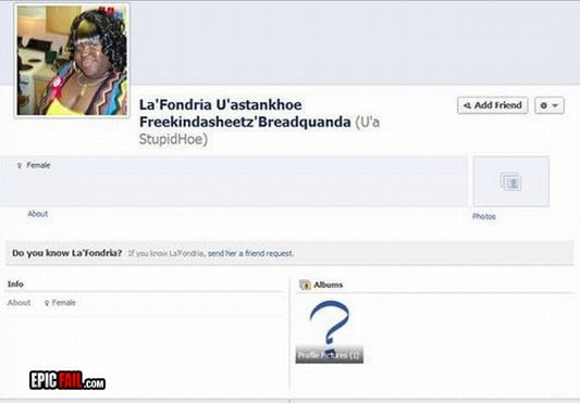 Scene: facebook Name Fail