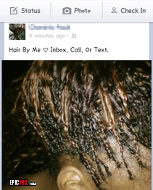 Clip: facebook Hairstylist Fail