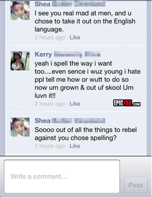 Clip: facebook Rebel Fail