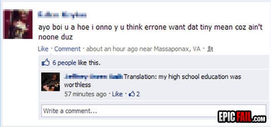 Clip: facebook Status Update Fail
