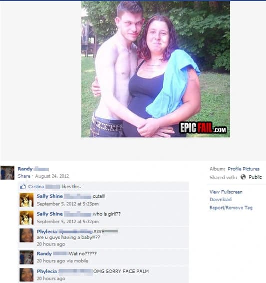 Watch: facebook Pregnant Fail