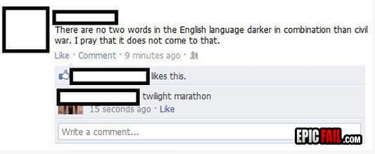 Moment: facebook Troll Win