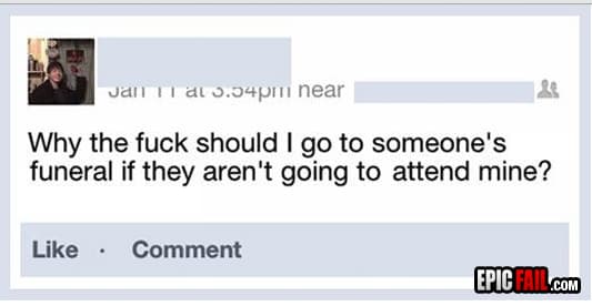 Moment: facebook Compassion Fail
