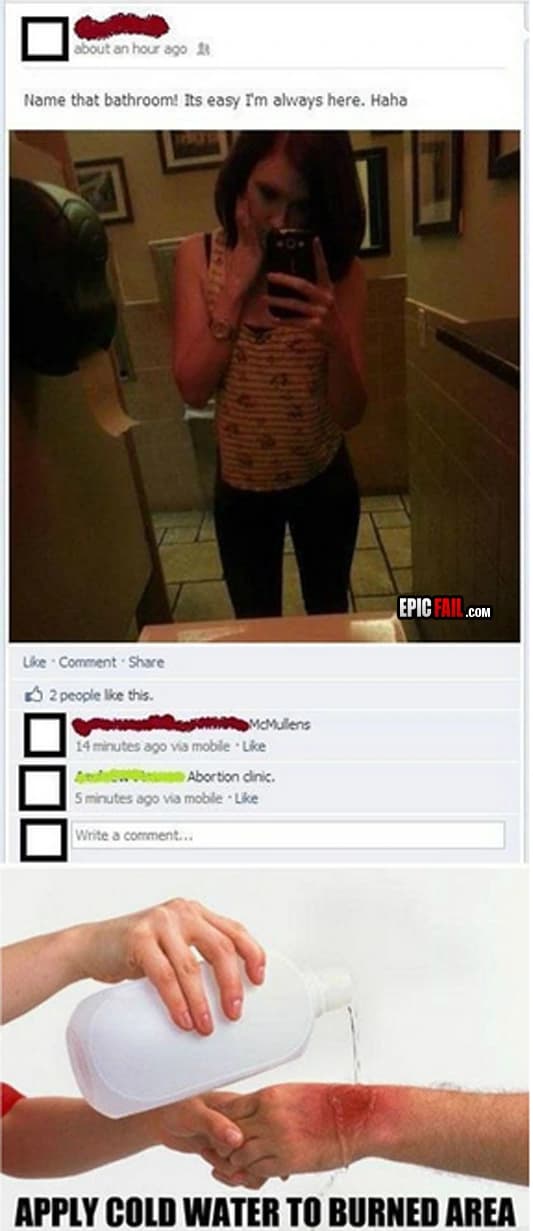 Scene: facebook Burn Win