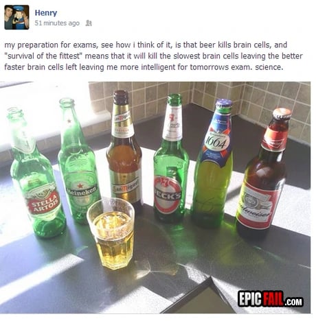 Moment: excuse To Drink During Finals WIN