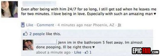 Clip: facebook PDA FAIL