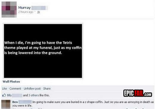 Scene: facebook Friend Troll WIN