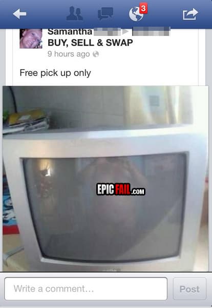 Watch: facebook Selfie FAIL
