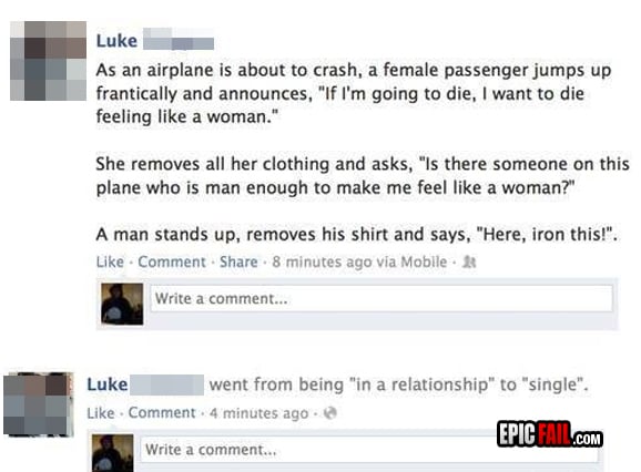 Watch: facebook FAIL