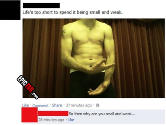 Caught on camera: facebook FAIL
