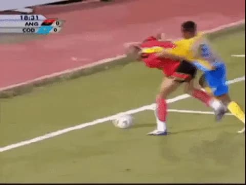 BANG, RIGHT IN THE GOAL POSTS — fail moment