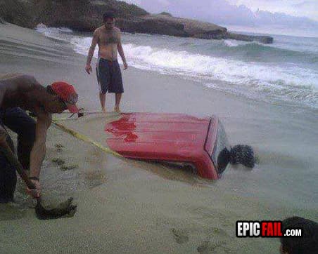 Watch: parking Spot Fail Beach