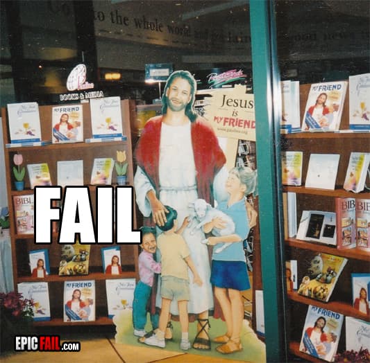 The WORST Jesus signage you'll EVER see.. — fail moment