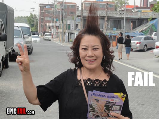 Moment: hairstyle FAIL