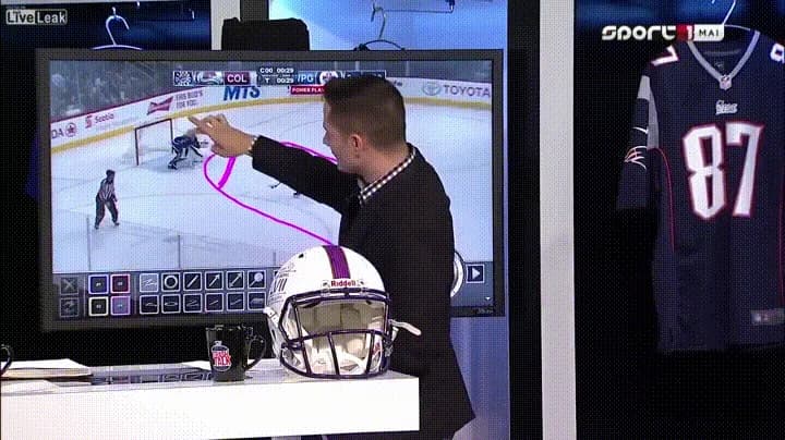 Hockey Sports Commentator Draws A Weiner On Live TV — fail moment