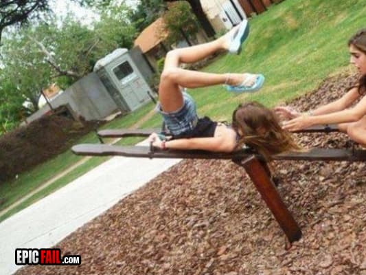 Scene: seesawing Fail