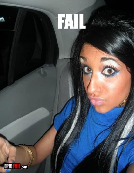 Please Don't Bring Duckfaces Back — fail moment