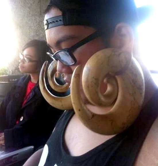 Biggest earings I've ever seen — WTF moment