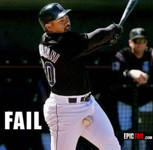 Watch: batter Fail