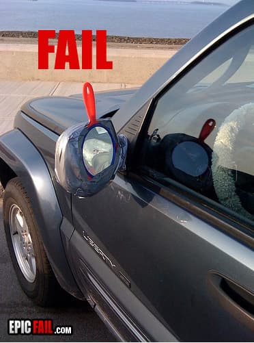 Scene: car Mirror Fail