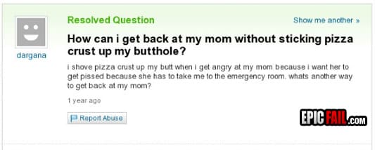 Moment: child Fail