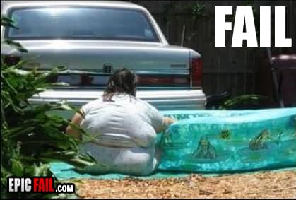 Caught on camera: back Fail