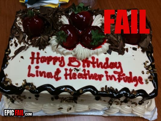 Watch: birthday Cake Fail