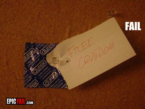 Clip: condom Fail
