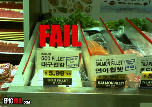 Scene: sign Fail