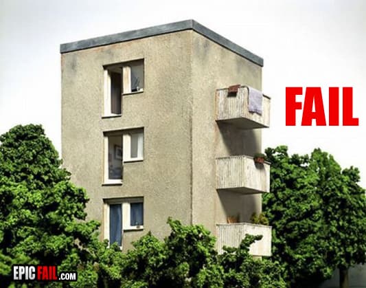 Watch: balcony Fail
