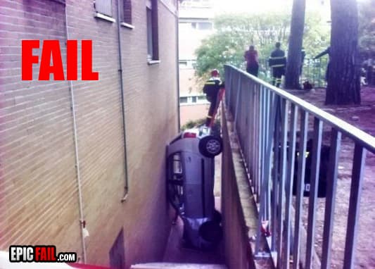 Clip: driving Fail