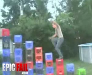 Watch: stairs Fail