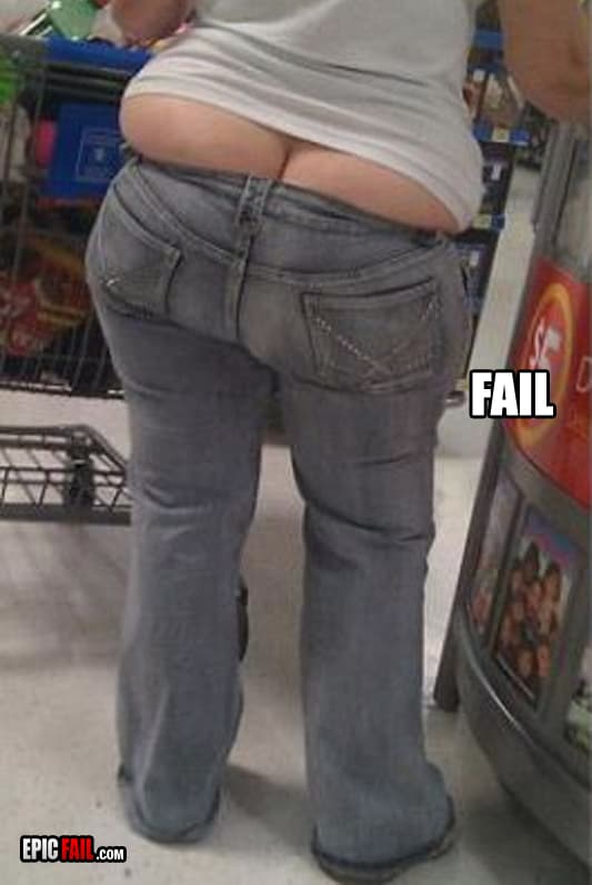 Scene: epic Fashion Fail