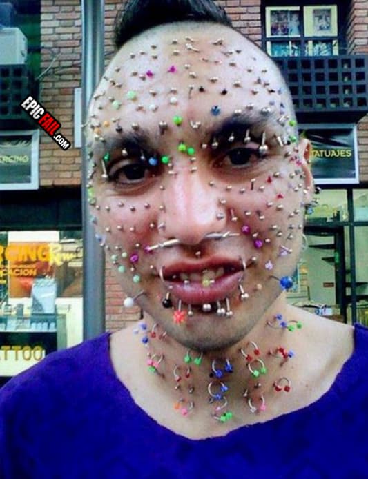 Caught on camera: wTF Piercings Fail