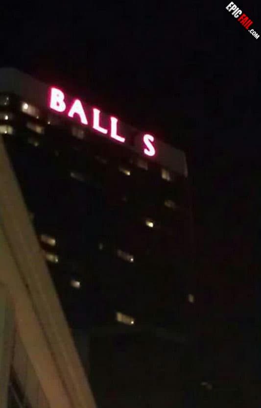 Caught on camera: ballys Fail